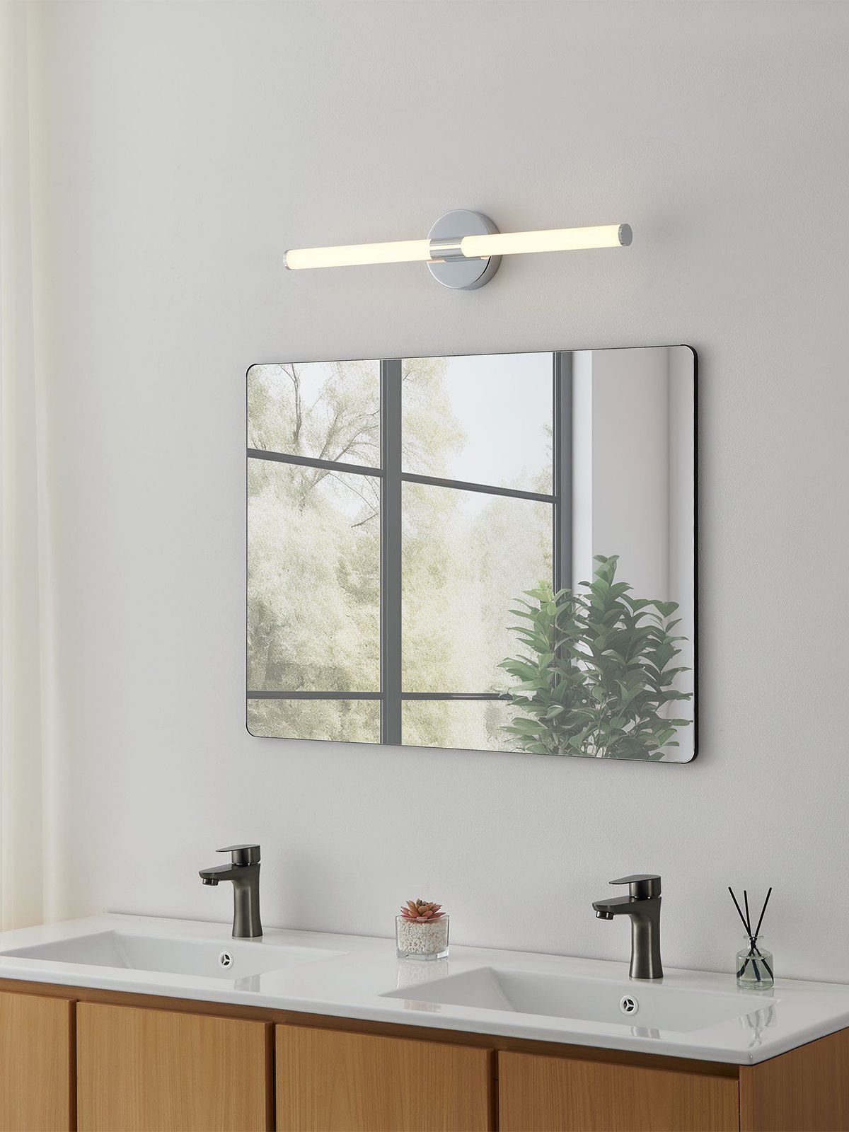 רמולה קיר כרום LED CCT