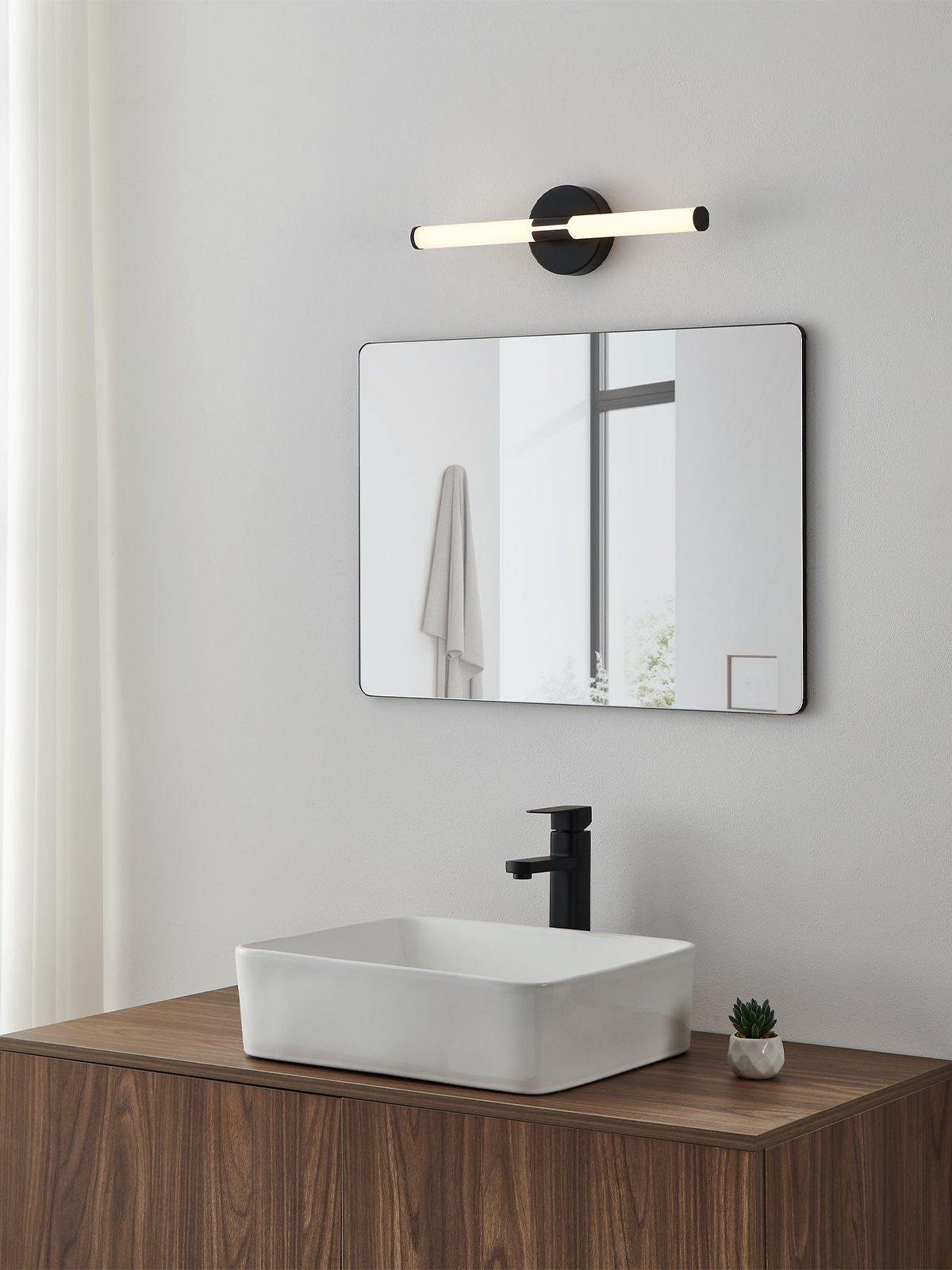 רמולה קיר שחור LED CCT