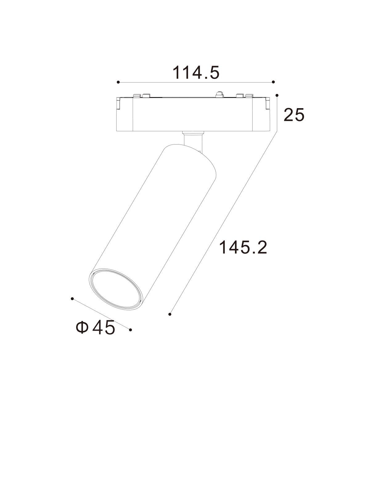 אולטרה מגנטיק ספוט LED CCT