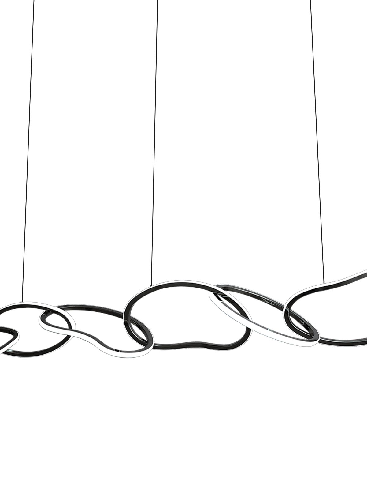 ג’ויסי תליה שחור LED CCT