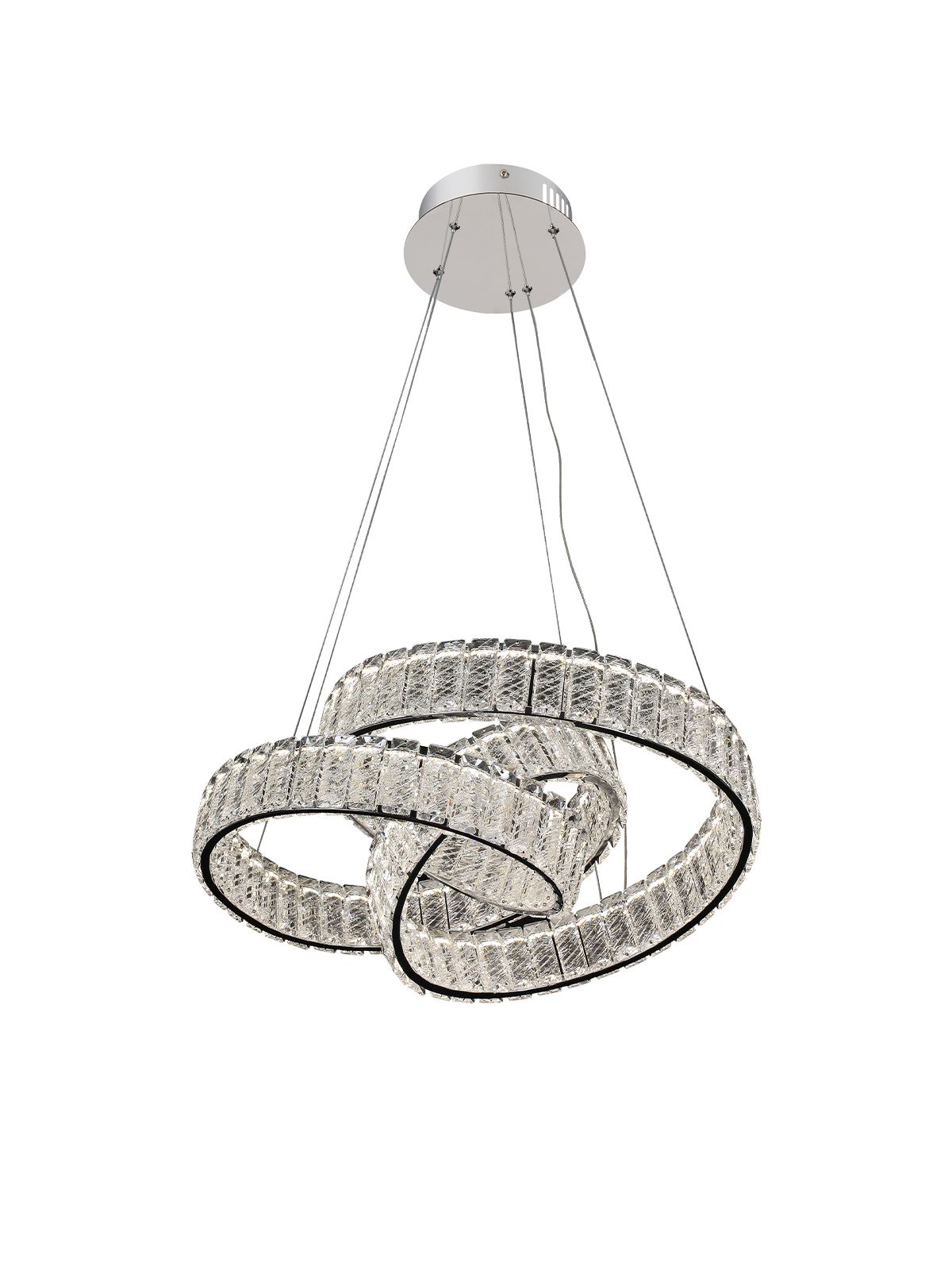 פלרמו קריסטל תליה ניקל LED CCT