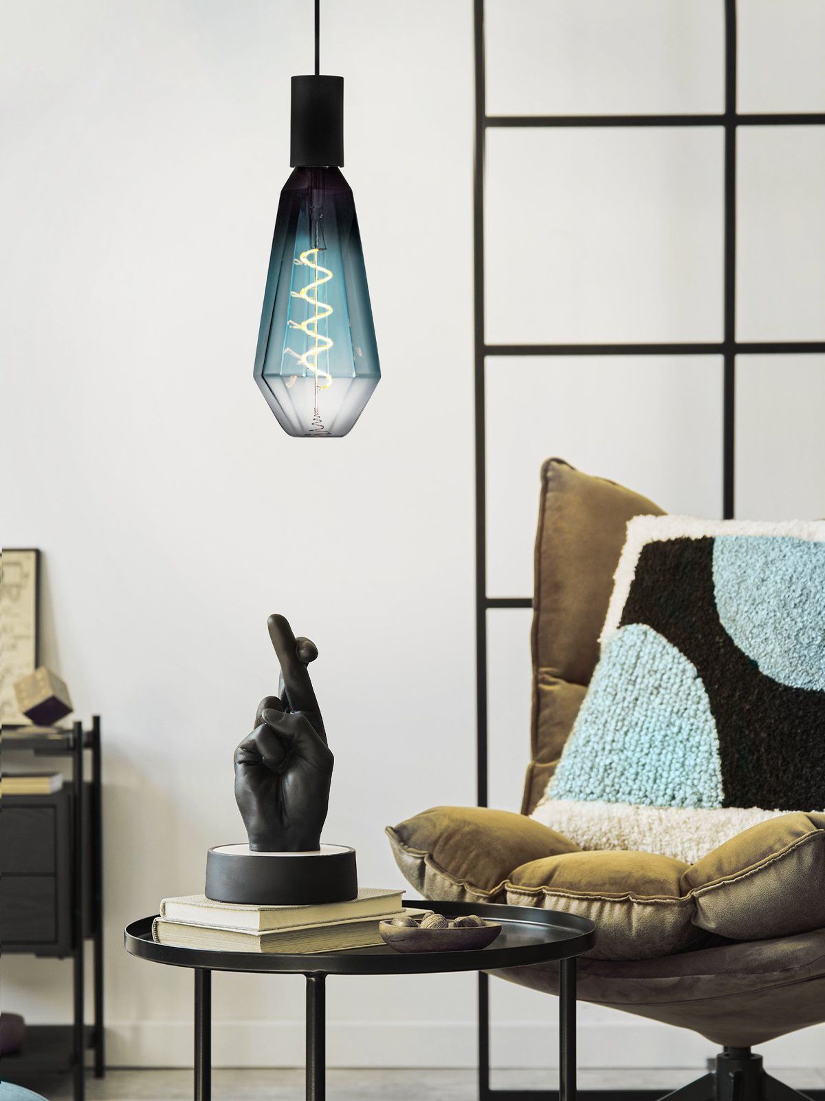 איגלו דיימונד כחול  LED T100 4W