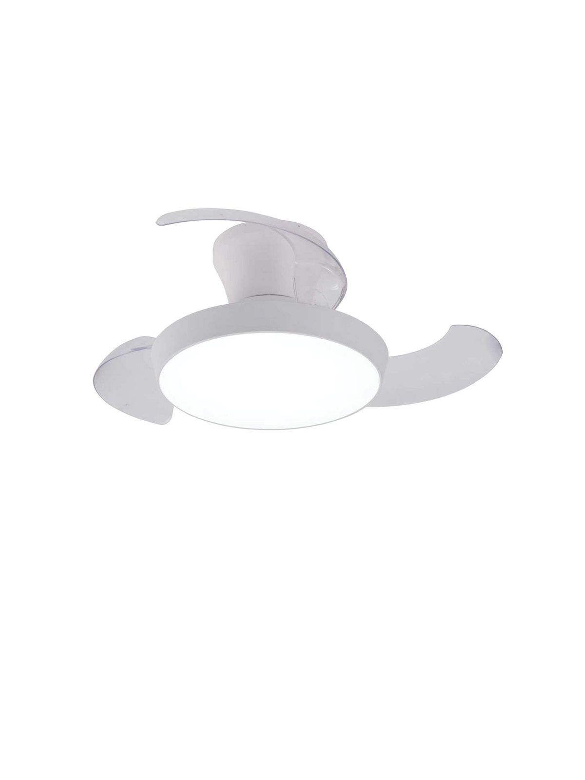 מאוור תקרה קארן לבן ”28 3 כנפיים CCT 25W+שלט