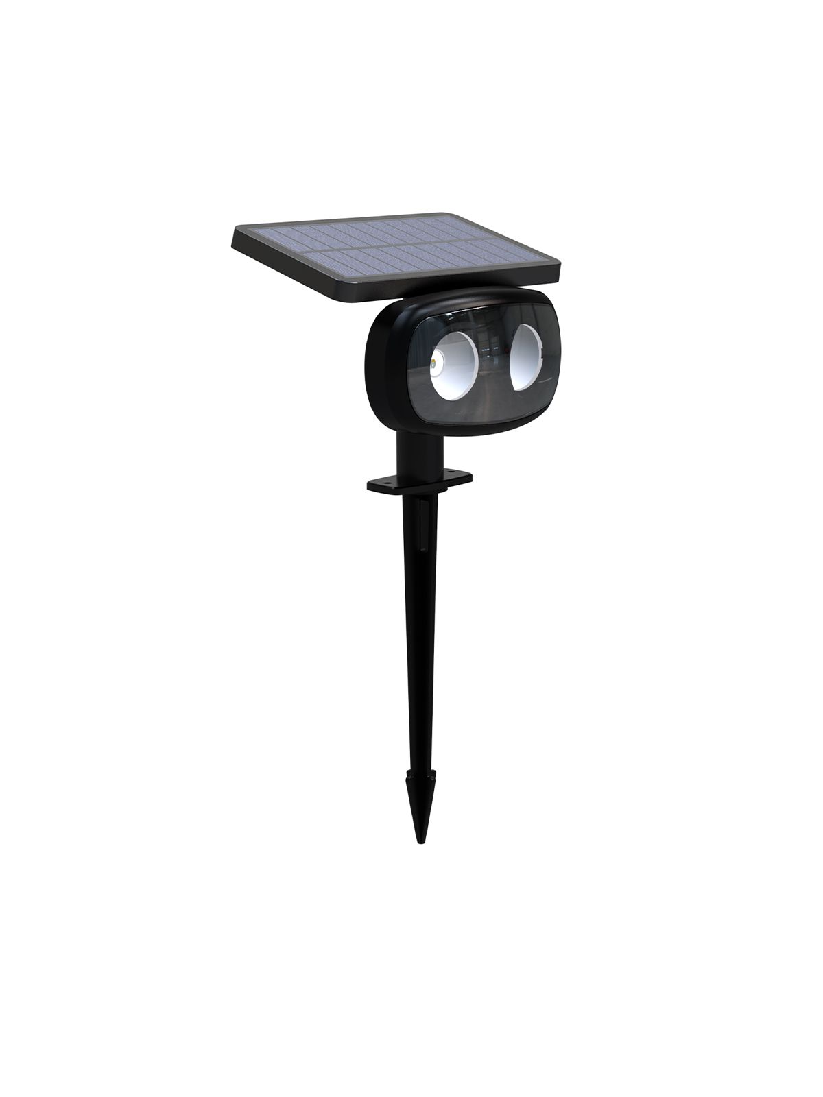 נטע דוקרן סולארי + שלט IP65 RGB 2.5W
