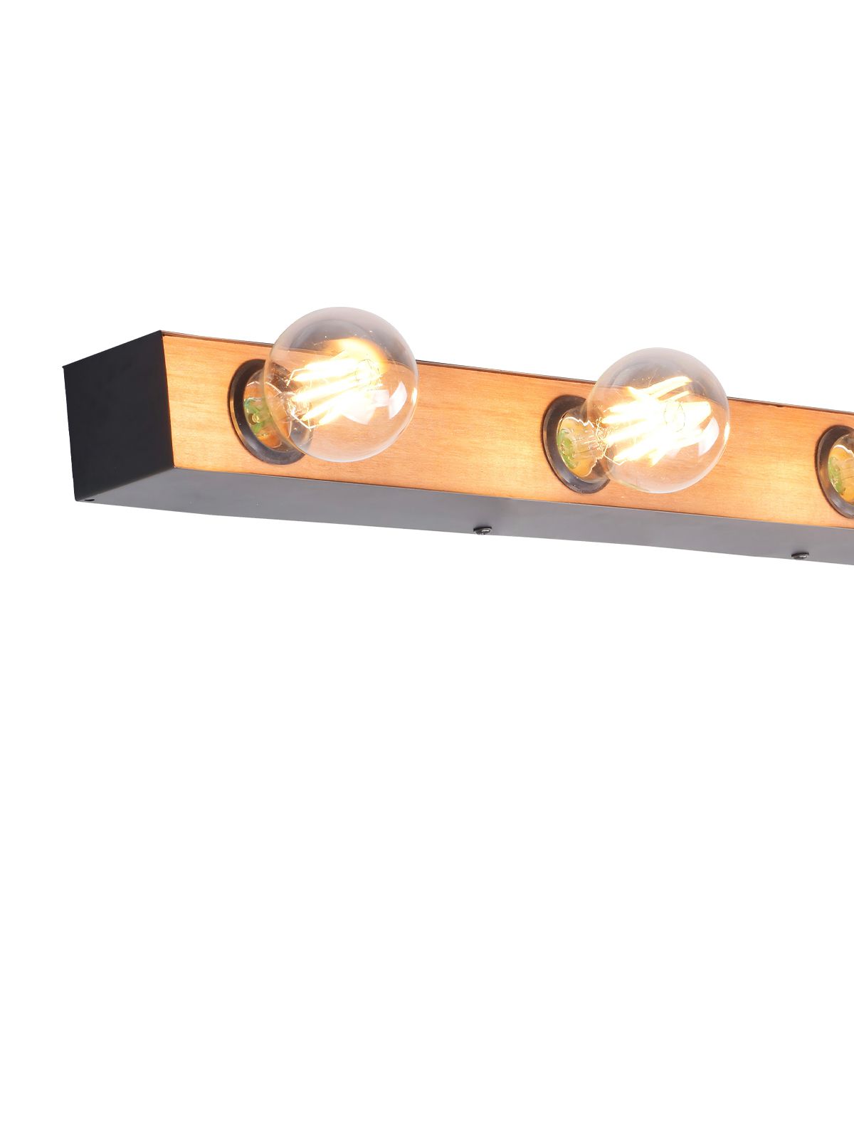 מירור קיר גוון עץ כהה