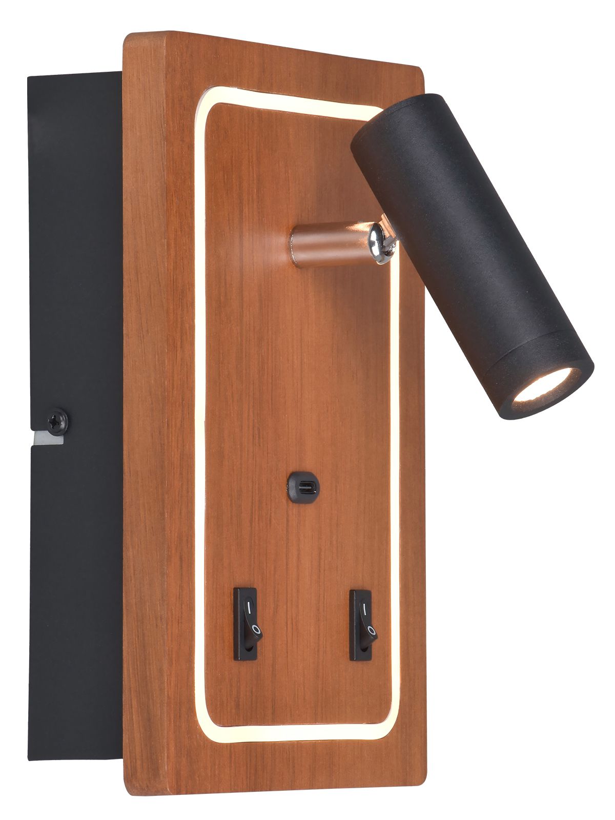 ברונו קיר גוון עץ כהה