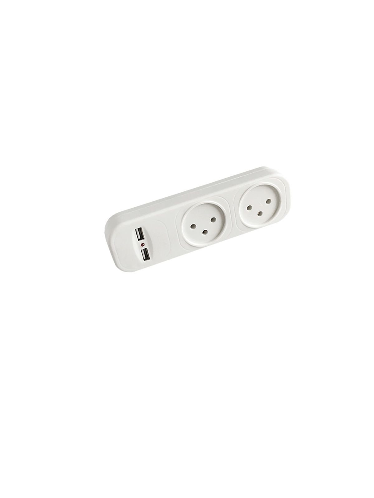 מפצל זוגי מעוצב + USB