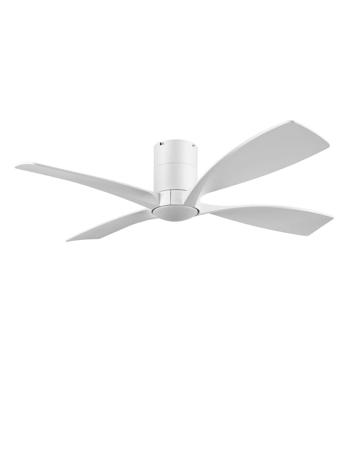 מאוורר תקרה פסיפיק אושן ”CCT 48 לבן עמעום LED