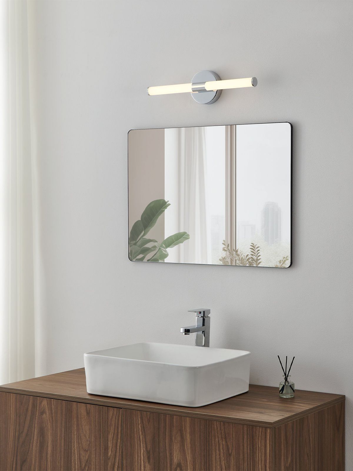 רמולה קיר כרום LED CCT