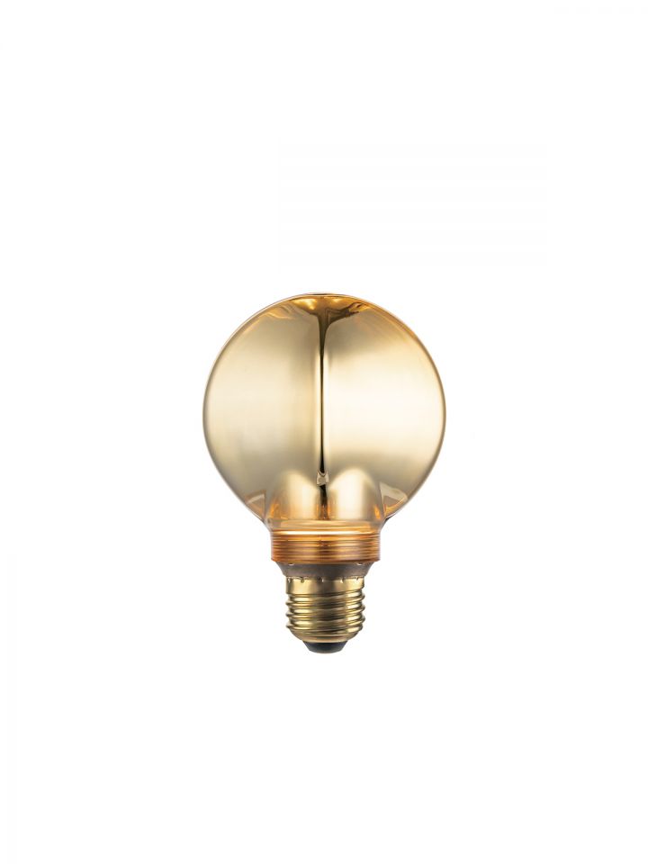 אפ ליין נורת 3000K 3.5W O-G80 זהב LED