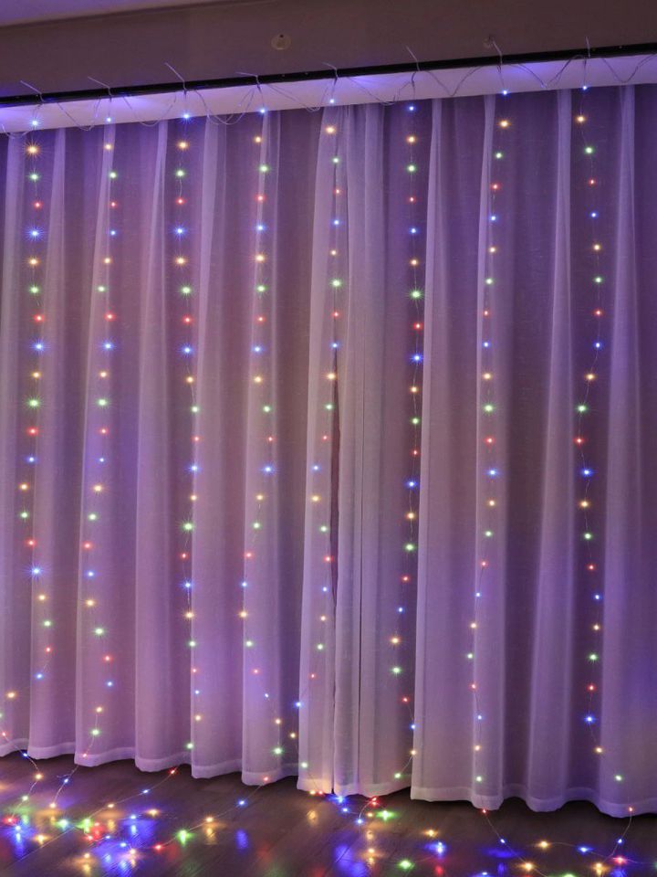 וילון ארוך USB LED