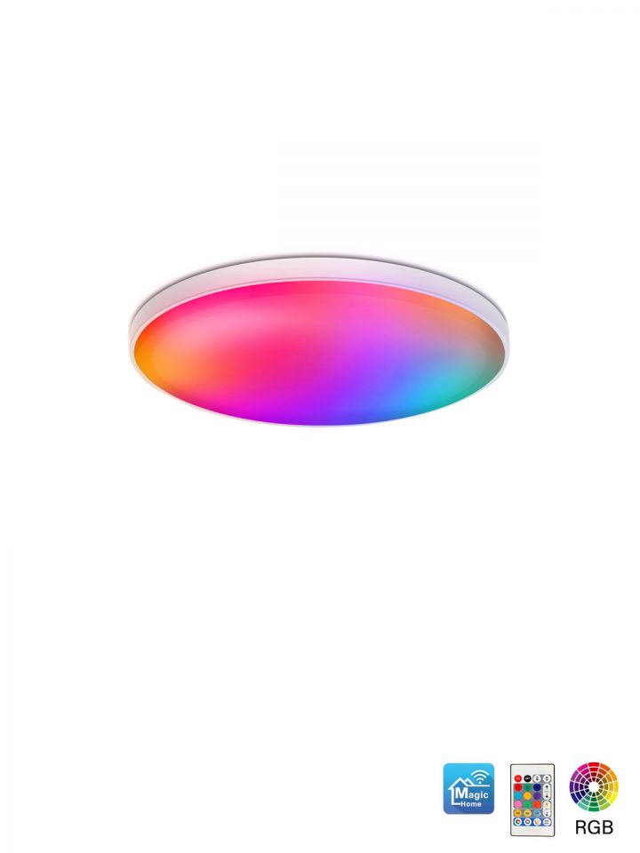 מג’יק הום צמוד CCT+RGB 30W לבן LED