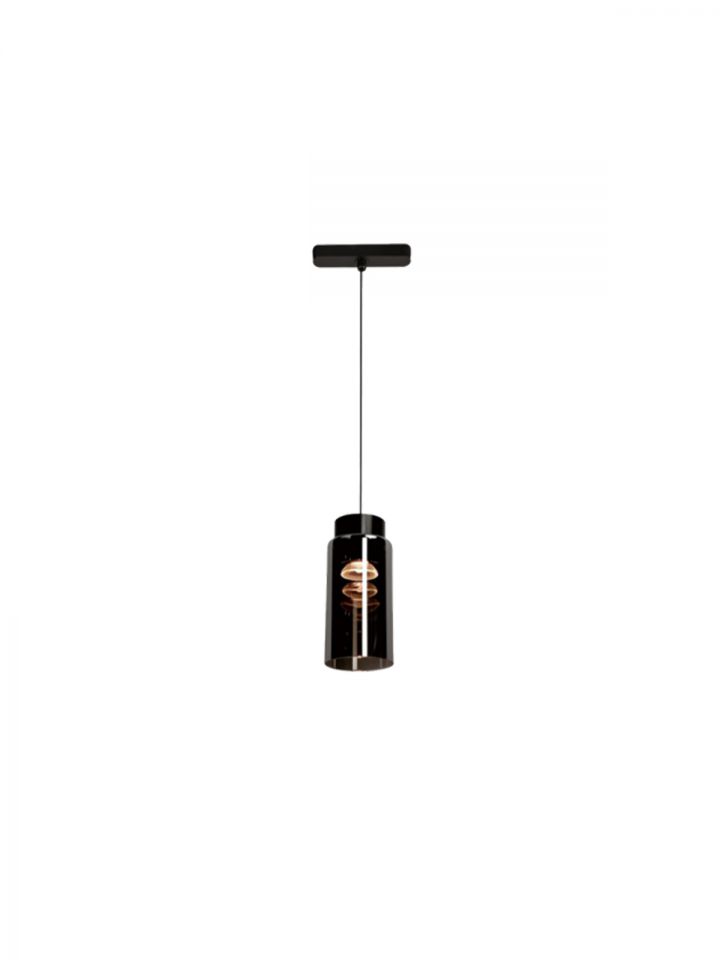 לאמדן תליה צילינדר זכוכית מעושן LED CCT