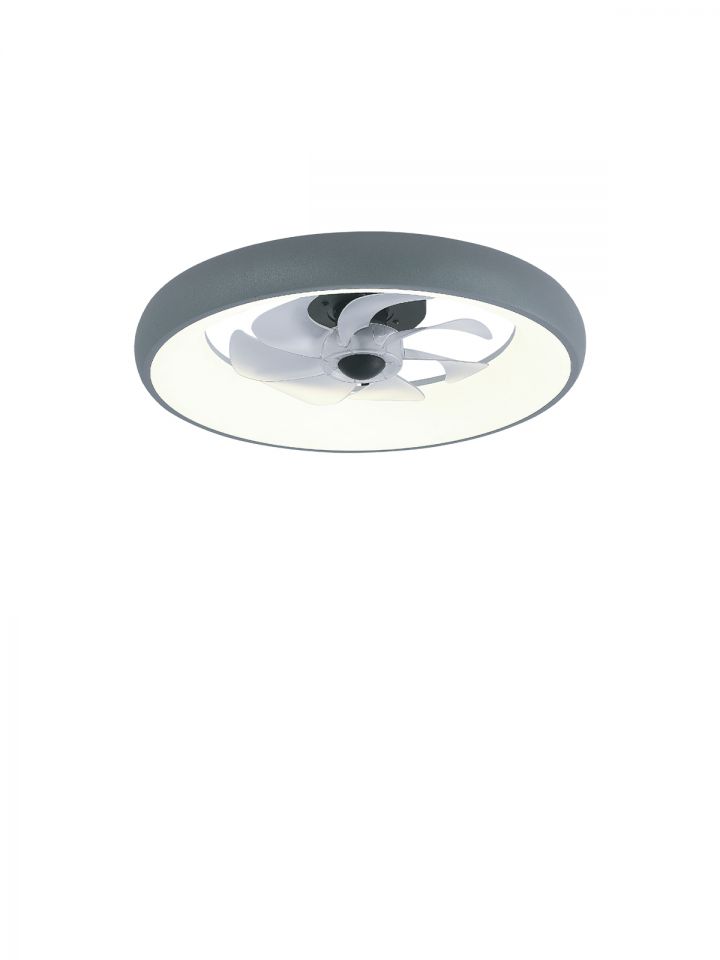 אייריס מאוורר אפור ק.CCT 36W 50 + שלט