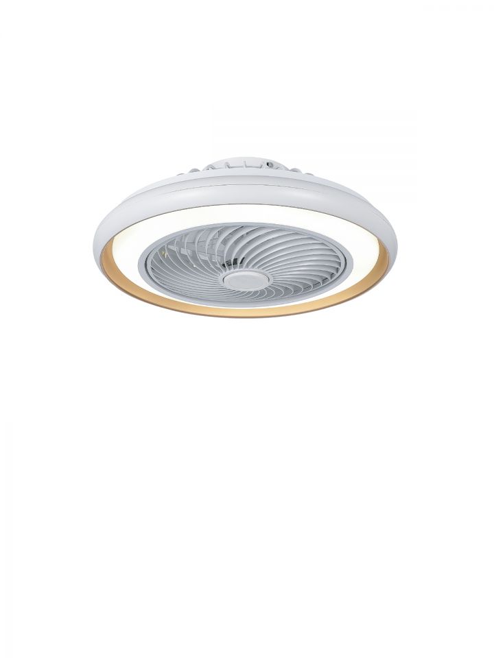 ריביירה מאוורר לבן + פליז ק.CCT 36W 50 + שלט