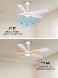 מאוורר תקרה פסיפיק רוקיס  ”CCT 54 לעימעום לבן LED