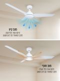 מאוורר תקרה פסיפיק מונסון ”CCT 52+שלט עמעום LED IP44