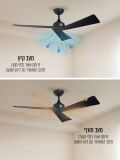 מאוורר תקרה פסיפיק אוורסט ”52 אבץ IP44 + שלט