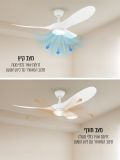 מאוורר תקרה פסיפיק סטרונג ”CCT 42 לבן + שלט LED