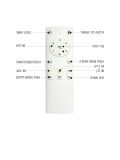 פסיפיק אלפים  ”74 8 כנפיים CCT 30W לעימעום לבן+לבן