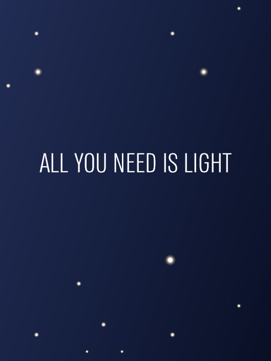 ALL YOU NEED IS LIGHT